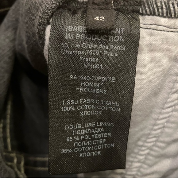 Isabel Marant NWT Hominy High Waist Slim Grey Jeans 42 Pin Tuck - Picture 4 of 8